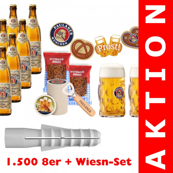 1.500 8er + 1 original PAULANER Wiesn-Set